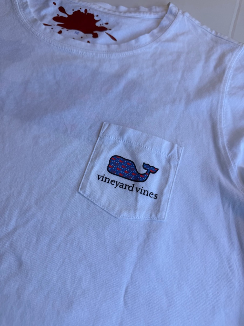 Vineyard vines women's t-shirt,whale logo -NWT Defects - Picture 3 of 6